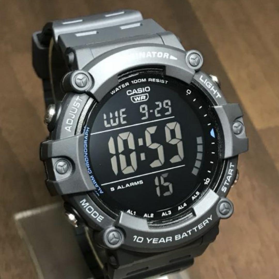 

[Б/У] Цифровые часы Casio, модель для зарубежного рынка, большой циферблат, подходят для кемпинга и активного отдыха