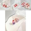 Strawberry Cake Earrings Adorable Girls Sweet Bow Design Non Pierced Ear Clips