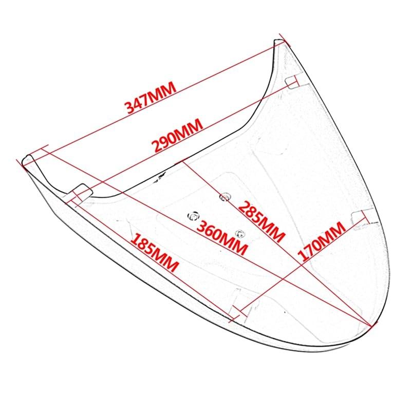 Cowl Cover Rear Seat For Triumph Trident 660 -2025 Motorcycle Fairing Cover Passenger Side Pillion Seat