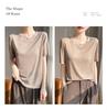 Tencel Women's Breathable Round Neck Short Sleeve Top - Spring & Summer Versatile Loose Fit