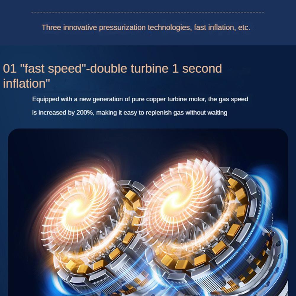 

SUITU ST-5518 Car Cordless Inflatable Pump Multifunctional Portable Mini Pump with Lighting Type A