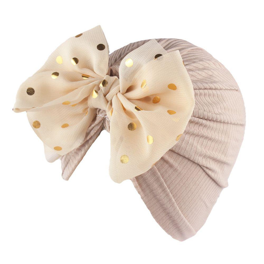 Soft Headwear Hair Accessories Infant Hospital Hat Head Wrap Baby Turban Hat Bowknot Beanies