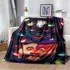 Gremlins cartoon printing blanket children's warm blanket flannel soft and comfortable blanket home travel blanket birthday gift