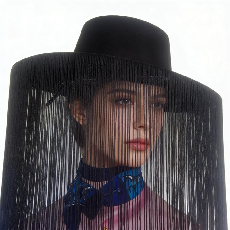 Langlebige Outdoor-Cowboyhüte Fransen-Design Weiß Rosa Verstellbare Passform Weicher Stoff Perfekt Für Abschlussball-Kostüme Festivals
