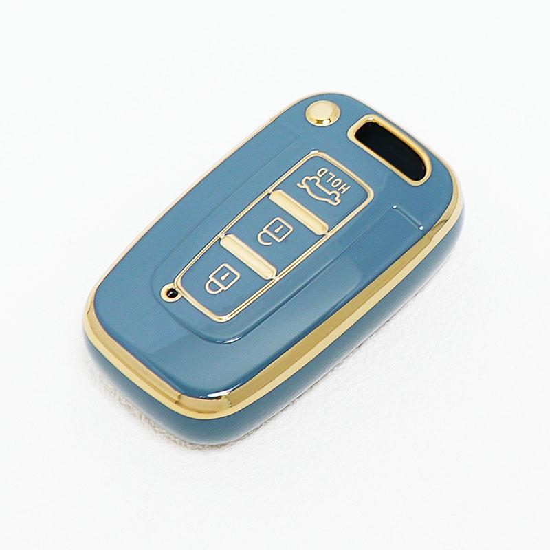 3 Button Tpu For Kia Sonata 8 Sr Ix35 Elantra I30 Soul Hyundai Veloster Solaris Hb20 Rohens Car Key Case Keyless Cover Keychains
