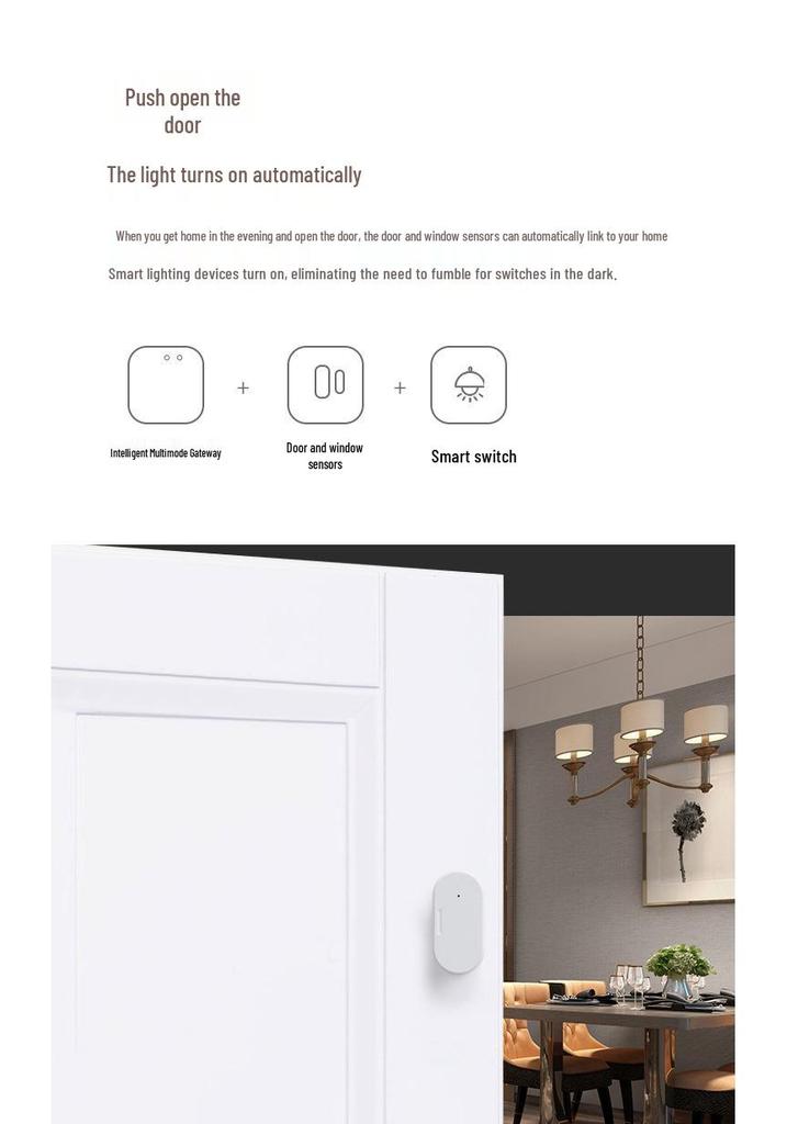 Zigbee Door/Window Vibration Sensor, Home Assistant Compatible