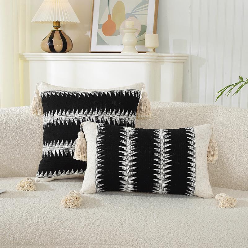 

Американская многоцветная жаккардовая наволочка для диванной подушки, кровати, стула и автомобиля 30x50CM (Cover Only)