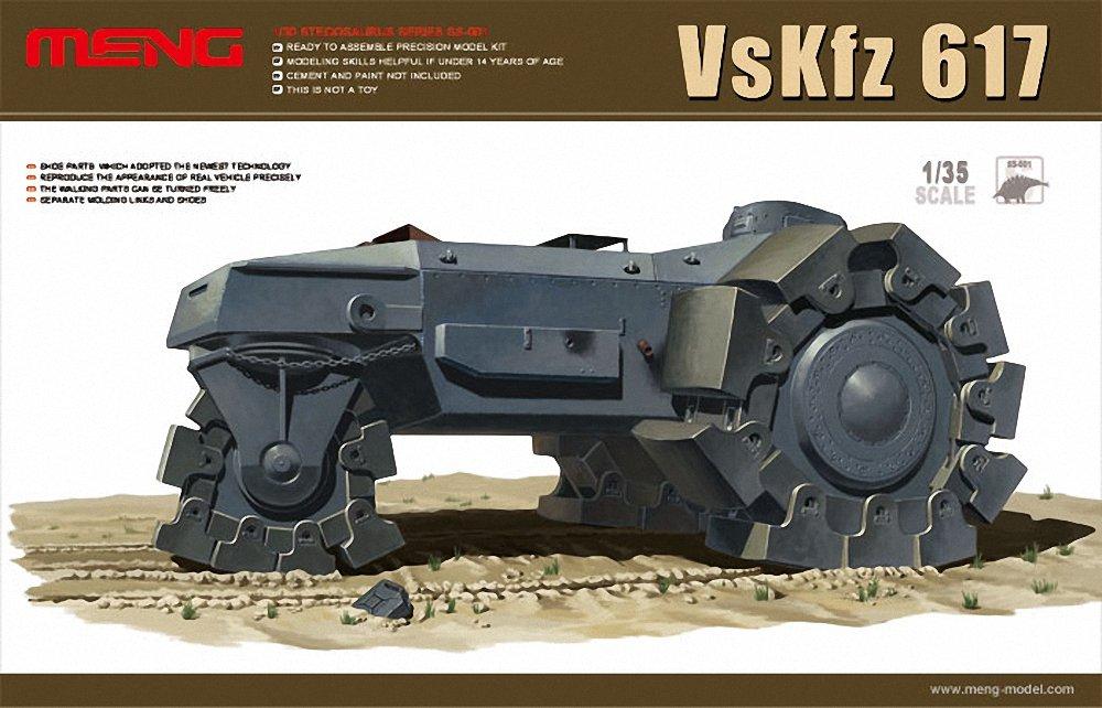 

Meng Model VsKfz 617 Arket Minenreumer Heavy Mine Clearing Vehicle Plastic Model 1/35