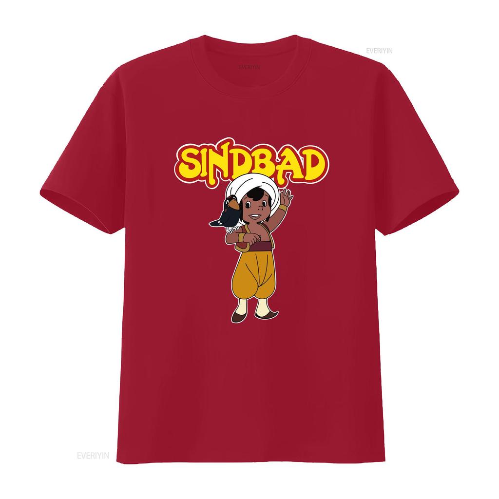 80s Vintage Retro Gerunisex Tv Show 80er Deutsche Kinder Serie Sindbad T Shirt Vintage Soft Stretched