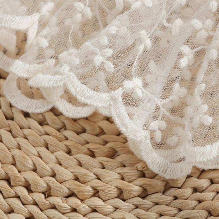 Easy Sleeves Cuffs White Lace Brim Women Simple Wedding False Sleeves