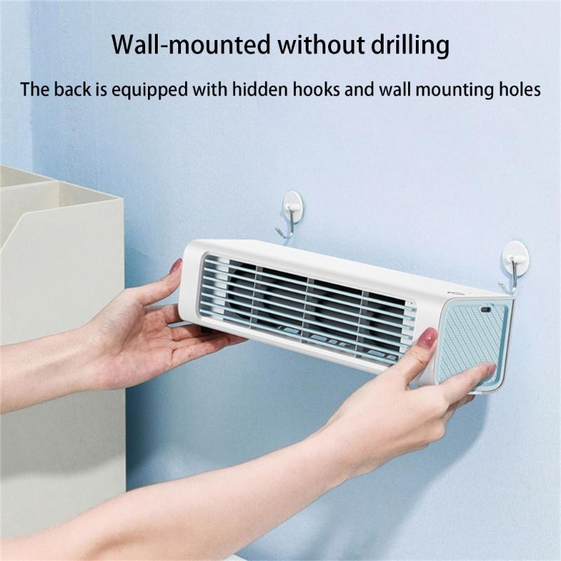 Standing Leafless Tower Fan with Remote Control Wall-mounted Bladeless Air Conditioner Fan for Office Home Use