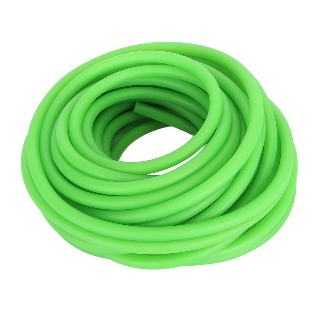 Latex Tube 32.8ft Quick Rebound Nice Flatness Natural   Latex Band for DIY   Fluorescent Green
