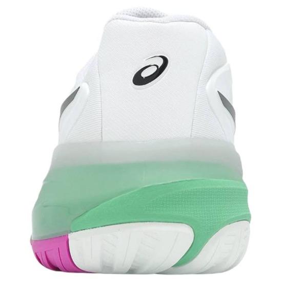 Asics Sneakers Uomo Gel Resolution X 2E Wide Bianco Verde Aurora 1041A487-103