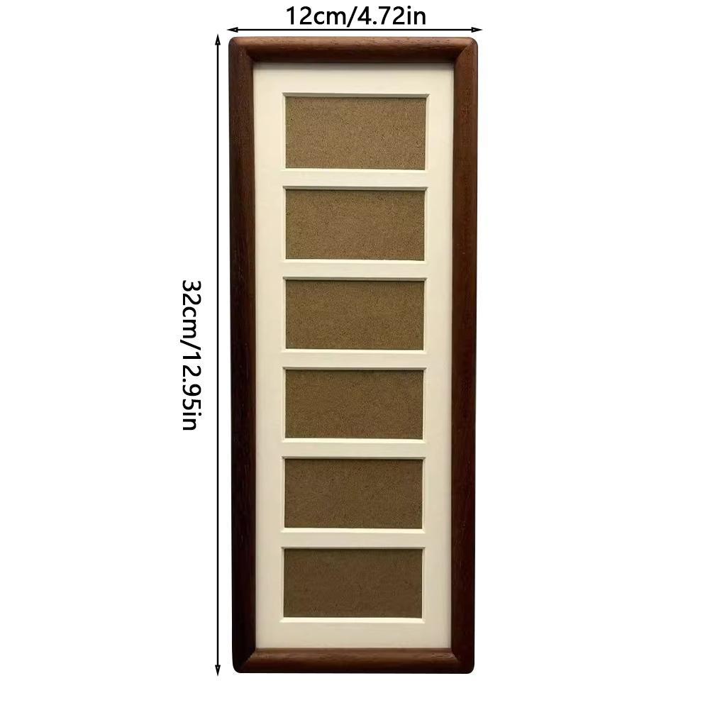 6-Fächer Collage-Bilderrahmen für Wanddekoration Mehrfach-Display Horizontale oder Vertikale Aufhängerahmen für Zuhause Büro