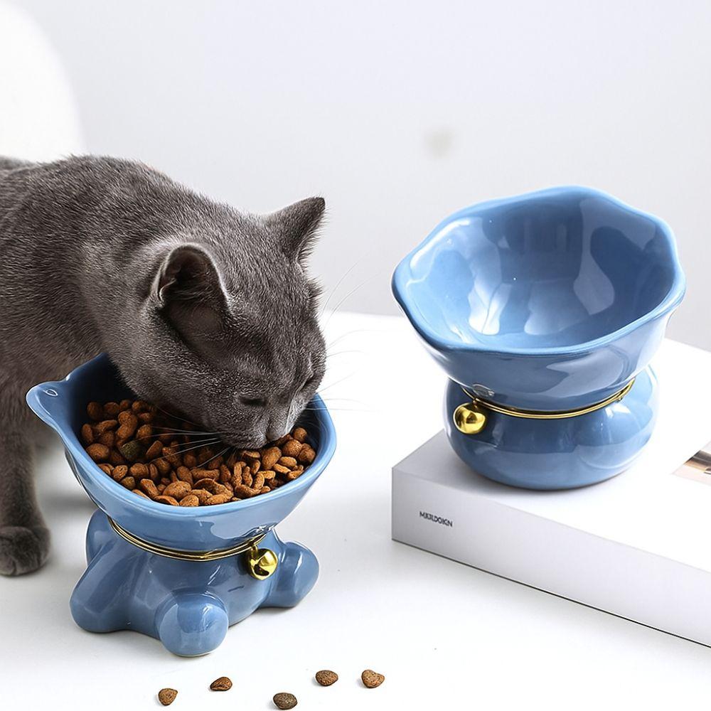 Anti Overturning Dog Food Bowl Large Capacity Cat Drinking Feeder Ceramic Cat Bowl  For Cats Dogs