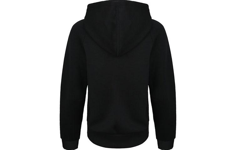 Adidas Sweatshirts Women's Black Hooded Moderate Cardigan DU6570