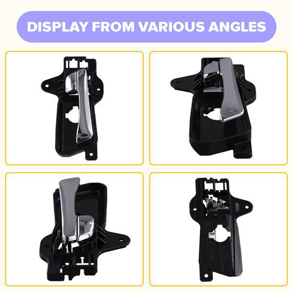 Rear Right Car Door Interior Handle, Plastic, Color: As Shown (1 pc), Model: 83620-2L010.