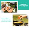 Camping Portable Spice Kits Camping Spice Containers Seasoning Storage with Bag