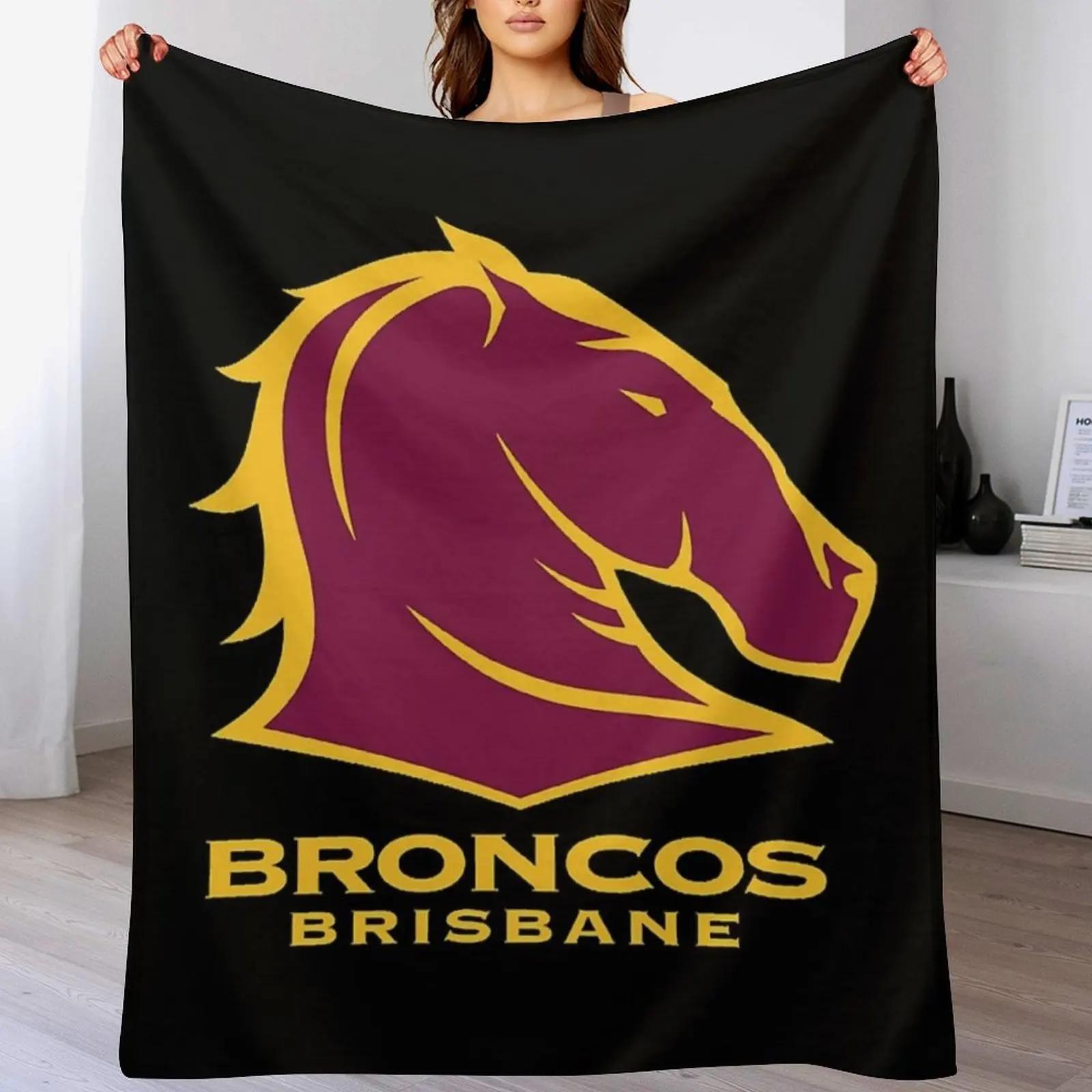 

Brisbane Red Stallion LOGO Throw Blanket Lightweight Warm Blanket for Travel Camping 102x76cm(40x30in)