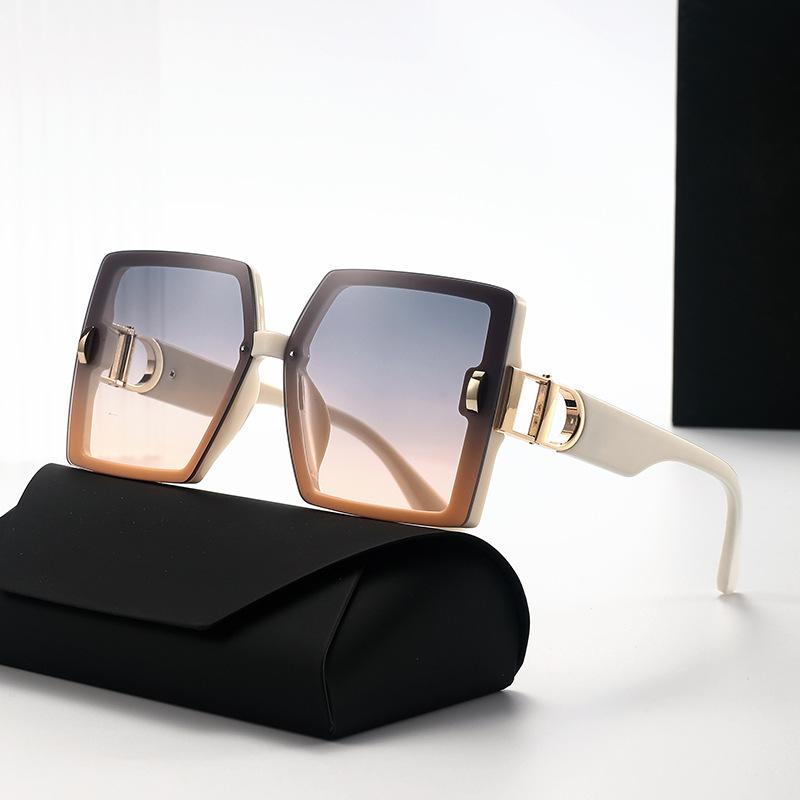 

New High-End Large Frame D-Mill Sunglasses For Women(Ds-25022)