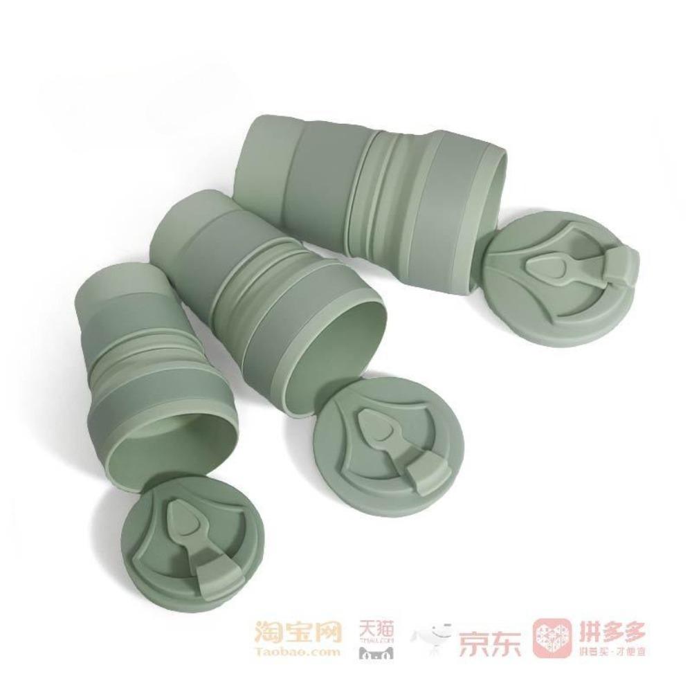 Portable Silicone Collapsible Cup | Creative Travel Folding Mug for Camping & Outdoor | Retractable Rinse Cup