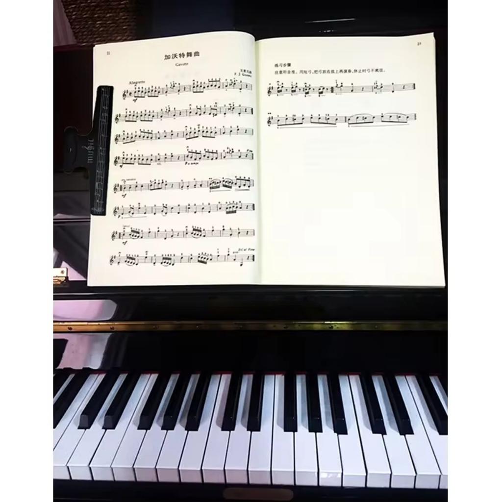 Sheet Music Clips Book Page Note Clip Music Score Fixed Clips Sheet Holder for Guitar Violin Musical Instrument Accessories
