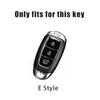 Metallic Glass Wood Grain Car Key Case Anti Scratch Anti Dust for Hyundai kona 2017 i30 ix35 solaris Azera ELANTRA GRANDEUR IG E5