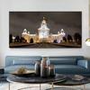Peisaj Turnul Eiffel London Bridge Vedere la oraș Pictură pe pânză Postere și imprimeuri Artă de perete Poze Decor pentru cameră fără cadru