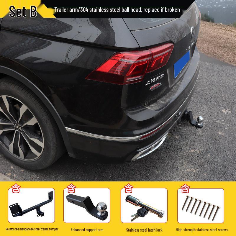 Reinforced Volkswagen Touareg, Touareg-L, Tiguan L Tow Hitch Upgrade Kit