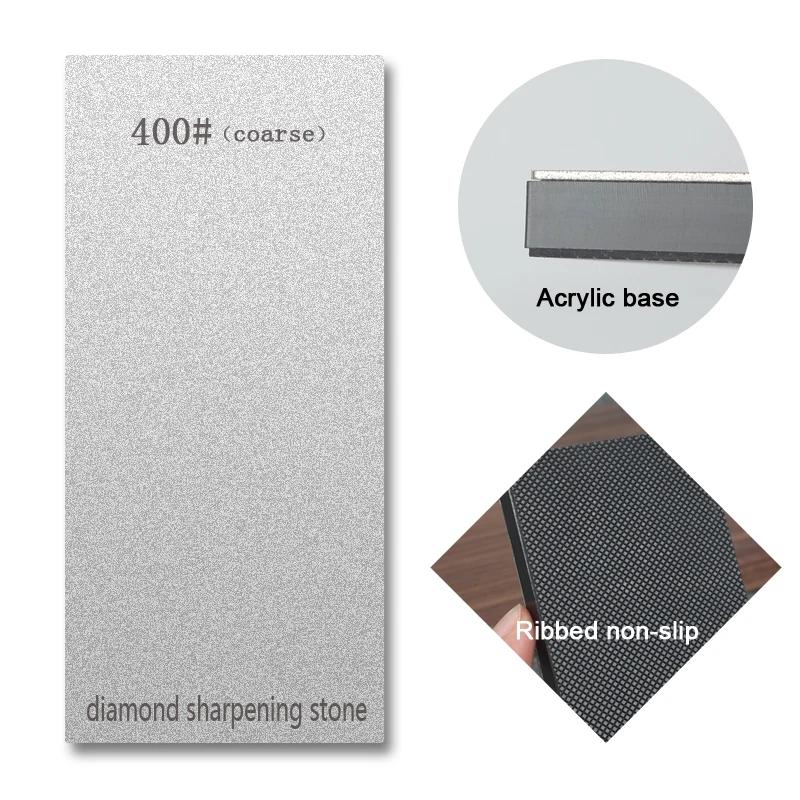 150/230mm 80-3000# Professional Diamond Knife Sharpeners Sharpening Stone Woodwork Grinding System Whetstone Non-slip base Diamond