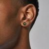 CZ Stud Earrings for Men Women,Hypoallergenic Stainless Steel Round Cubic Zirconia Stud Earrings,Body Piercing Jewelry