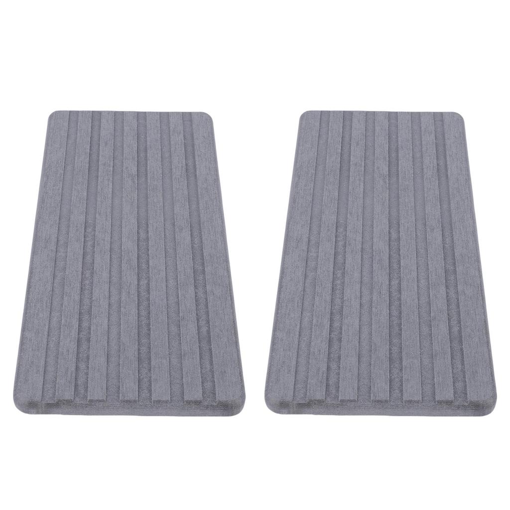 2pcs Diatomite Coaster Water Absorbent Fast Drying  D Diatomaceous Earth Soap Dish with Foot Pads for Bathroom Kitchen