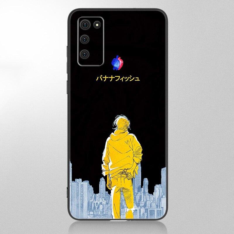 

Аніме чохол для телефону Banana Fish для Samsung Galaxy A12 A02S A22 A32 A52 A72 A71 A51 A41 A31 A21 A11 A50 A70 A10S A20S Чорна кришка Samsung A72