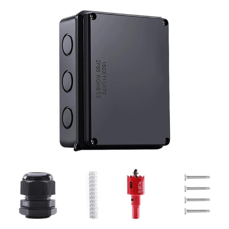 Outdoor Waterproof Junction Box Surfaces Mounted Underground Electrical Junction Box Cable Connectors Easy to Install