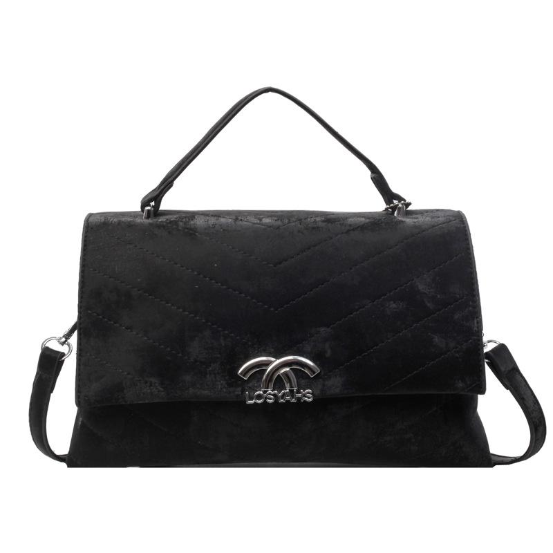 

Сумка Женская Новая Повседневная Универсальная Сумка-Тоут Сумка Через Плечо Сумка-Мессенджер чёрный