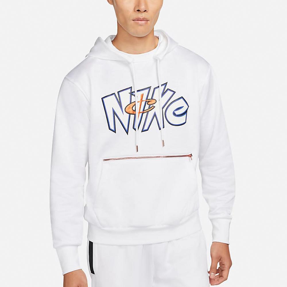 Nike Premium Casual Sport Knit Pullover Hoodie Men Tops White DA5990-100
