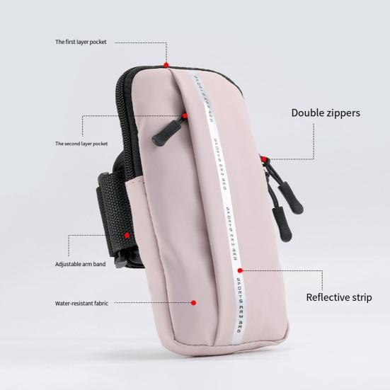 Sports Arm Phone Bag Waterproof Running Armband Gym Phone Pouch