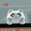Cute Kitten Car Decoration Item, Car Center Console, Soothing Cartoon Decoration, Desktop Display Screen, Workstation Small Decoration Item