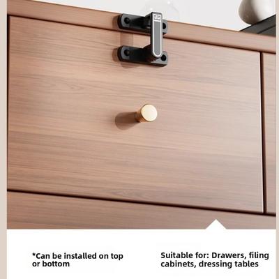 Multi-purpos Surface-Mounted Luminous Door Buckle Anti-theft Safety Door Hasp Easy To Install Luminous Sliding Door Snap Window