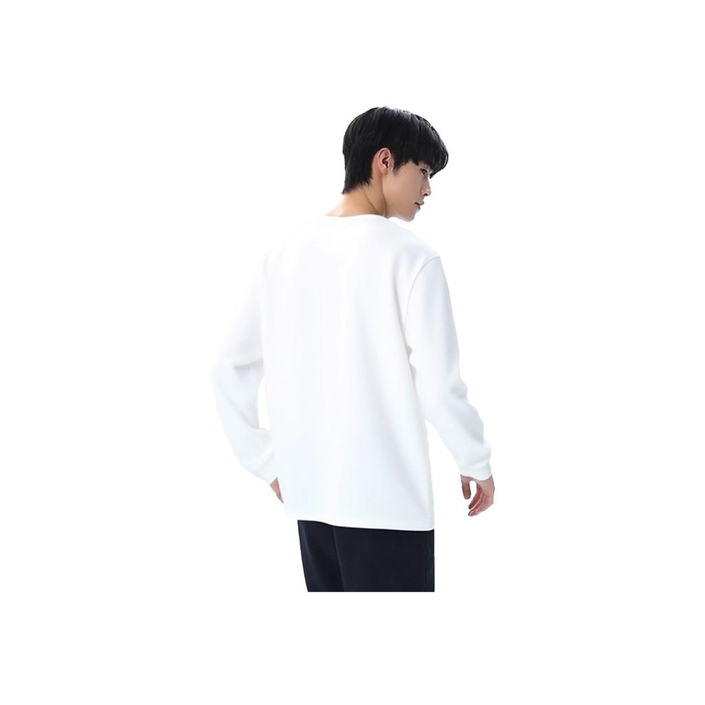 Li Ning Solid Color Simple Student Style Sports Casual Long Sleeve Hoodie Unisex hoodie AFDL37-1