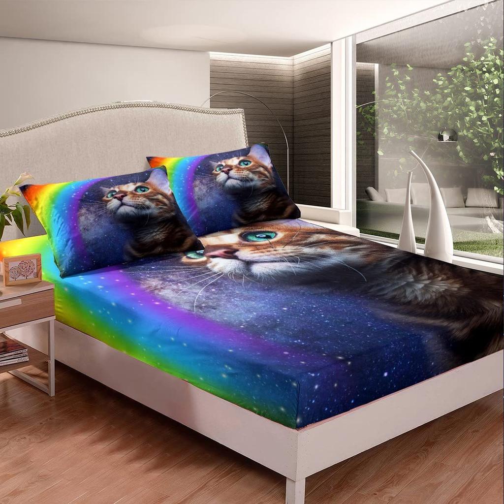 Gamepad Pattern Mattress Three-Piece Digital Printing Mattress Bedding Set Adult Children