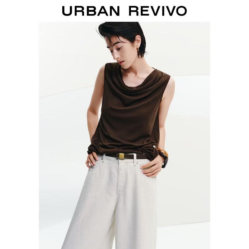 

UR Women s Draped Neck Sleeveless Vest L