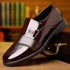 A Piece of Men's Business Casual Fashion Pointed-toed Casual Shoes Dress Leather Shoes