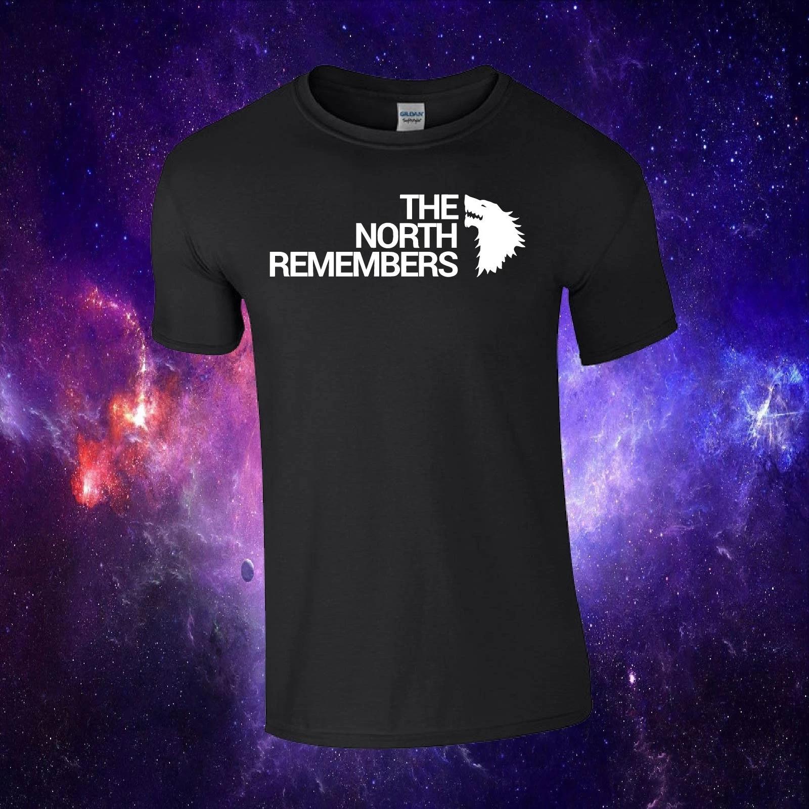 The North Remembers Game Of Thrones Stark Adult/Kids Top Tee T-shirt 3XL