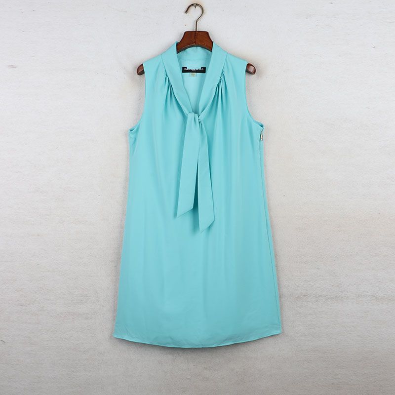 

Sunshine House Summer New Arrival Export Fashion KL Cut Label Lacing Chiffon Women s Clothing Dress Vest Skirt Small Light blue 12: Bust size 108