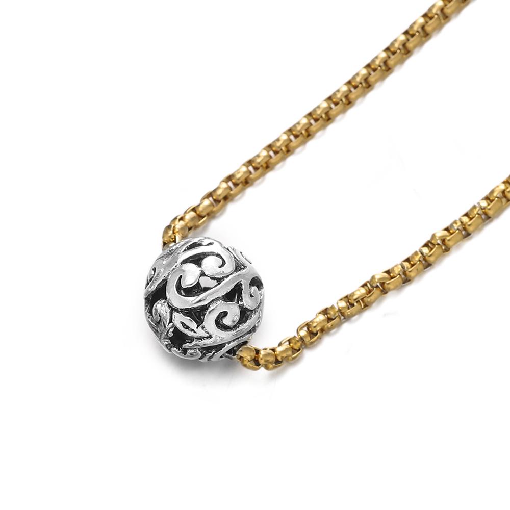 5pcs Multiple Styles Alloy Hollow Loose Bead Big Hole Spacer Beads for Bracelet Necklace Keychain Jewelry Making Accessories
