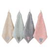 1Pc 25x25cm Small Square Cartoon Animal Hand Towel Wall Hanging Super Absorbent Kitchen Coral Fleece Dishcloth