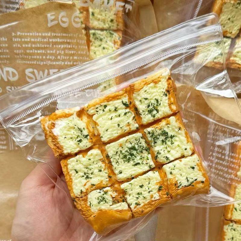 Simulated Food Bread Series Toast Pinching Toy Ball Handmade Stress Relief Silicone Food Grade Pinch Non Toxic Odorless Toys