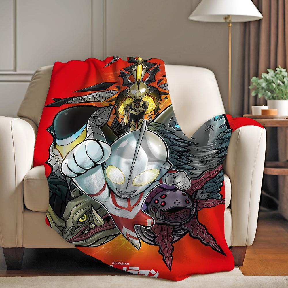 Adventure TV Series U UltraMan Blanket For Sofa Office Bed Plane Travel Sleep Read Relax Camping Soft And Warm