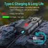 LED Keychain Flashlight 1100 Lumen Rechargeable LED Flashlight Waterproof Torch Multi-mode Keyring Lighting For Outdoor Hiking